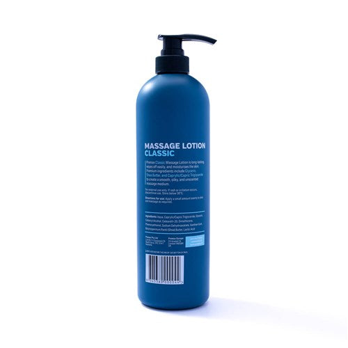 Premax Classic Massage Lotion 1000ml pump bottle side view