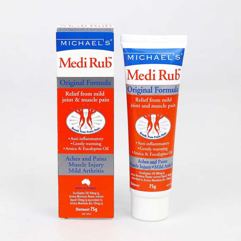 Michael’s Medi Rub Topical Muscle Ointment 75g / 225g - rehabilitation and recovery product