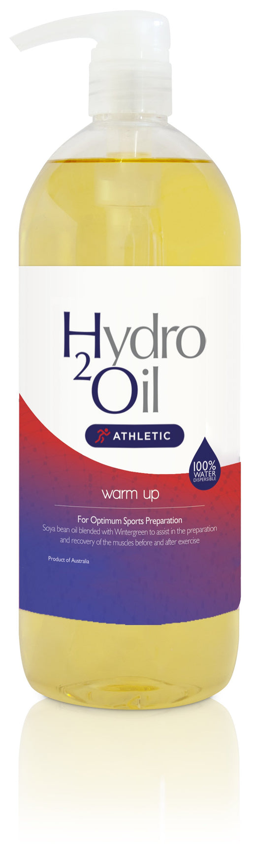 Hydro 2 Oil Athletic Warm Up Trainers Oil 1 Litre – Massage & Recovery