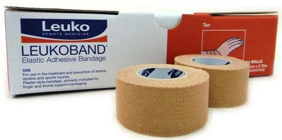Leuko Sports Leukoband Elastic Adhesive Bandage Sports Tape for Compression Support and Sports Strapping