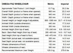 Max Mobility PA1 Paediatric Wheelchair