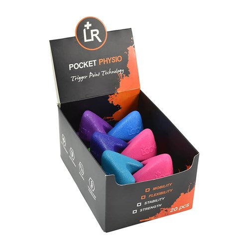 Lockeroom Pocket Physio box of 20 mixed colours