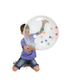 Gymnic Activity Ball 50cm Clear Sensory Exercise Ball for Coordination Training and Rehabilitation
