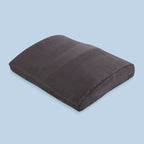Back Huggar Dura-Fab grey cushion view