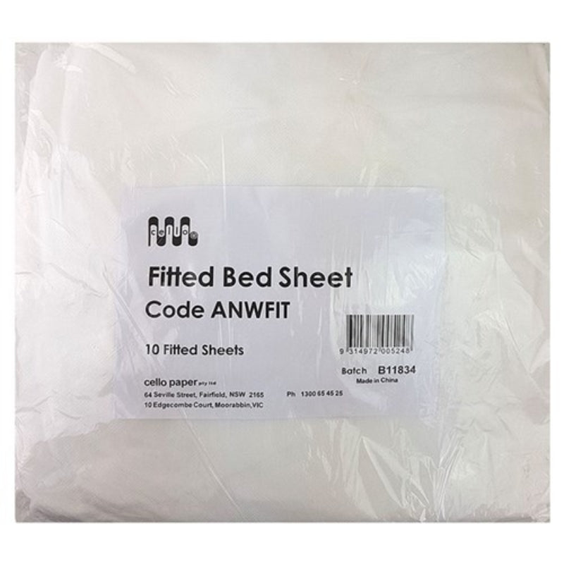 Cello Fitted Bed Sheet - Pack 10 – Massage & Recovery