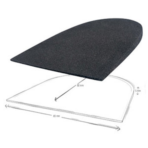 Docpods 5mm heel raise inserts, short length, pack of 10 pairs