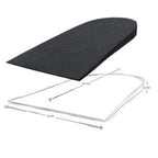 Docpods 10mm heel raise inserts, long length, pack of 10 pairs