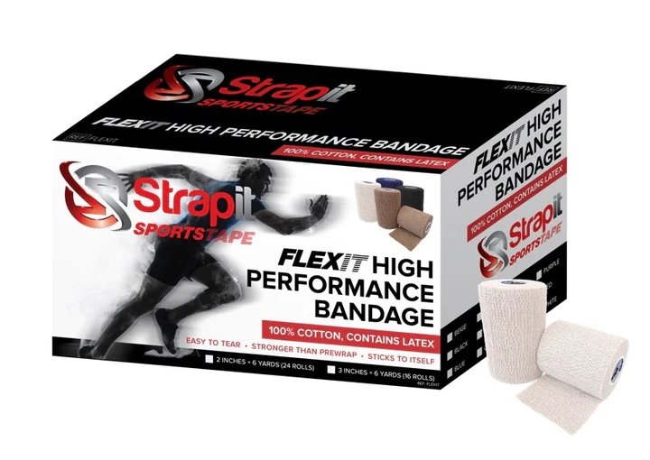 Flexit High Performance Cohesive Bandage 5.5m Roll – Taping & Strapping