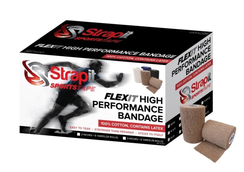 Flexit High Performance Cohesive Bandage 5.5m Roll – Taping & Strapping