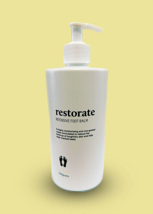 Restorate Foot Balm – 500g Pump (contains 9% Urea)