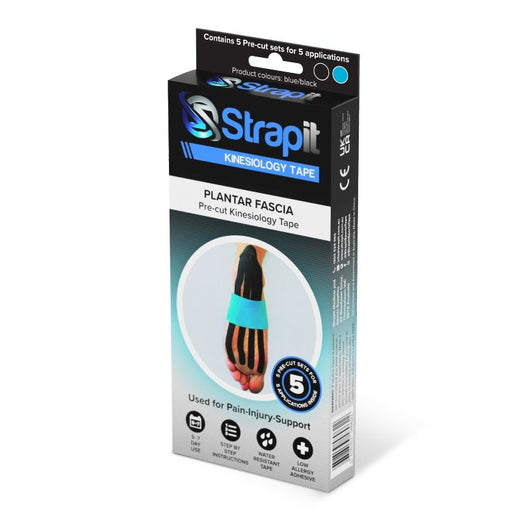 Strapit Pre-Cut Kinesiology Tape - Pack of 5 Strips – Taping & Strapping