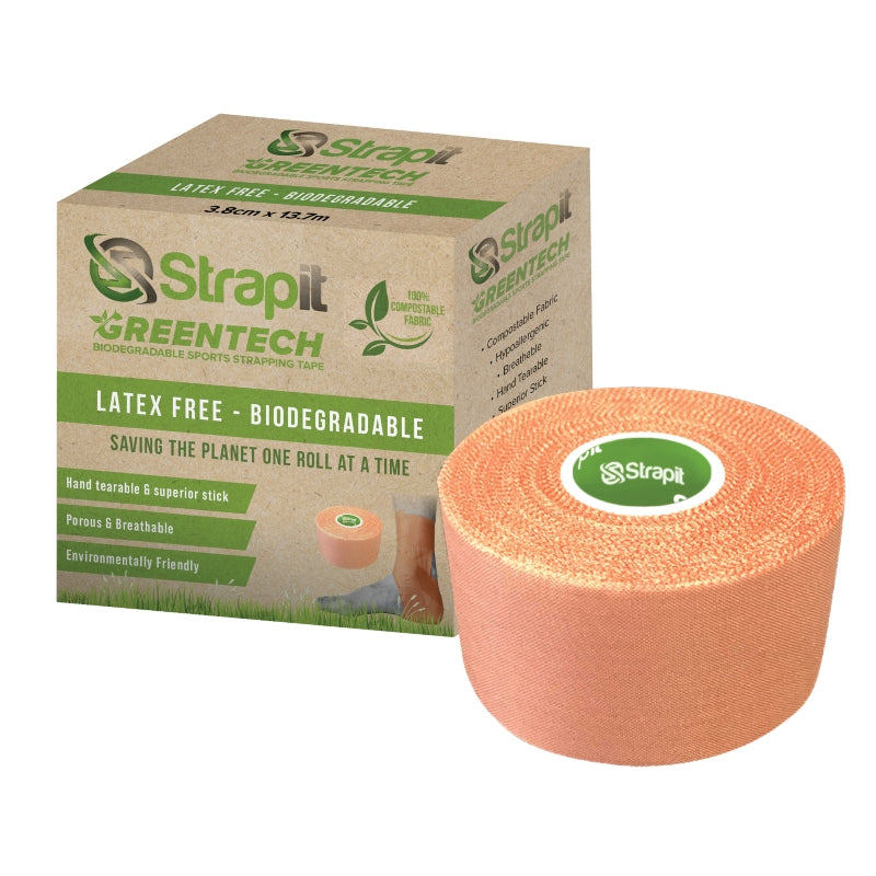 Greentech 50mm Latex Free Sports Strapping Tape 13.7m – Taping & Strapping
