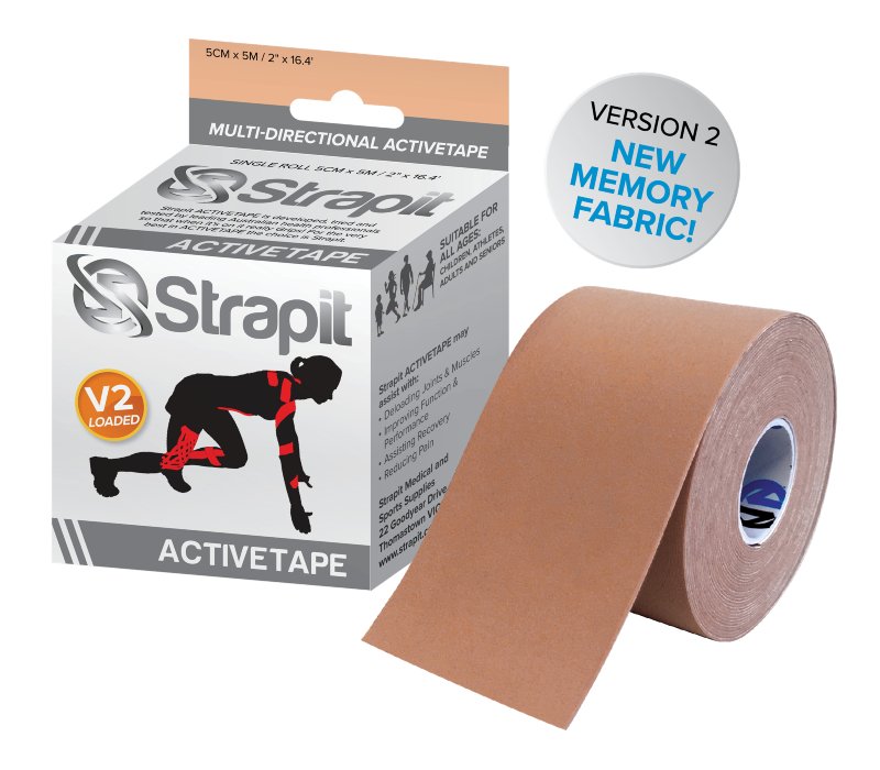 Strapit Activetape V2 50mm x 5m – Taping & Strapping