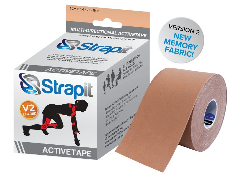 Strapit Activetape V2 75mm x 5m – Taping & Strapping