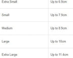IMAK Arthritis Gloves size guide