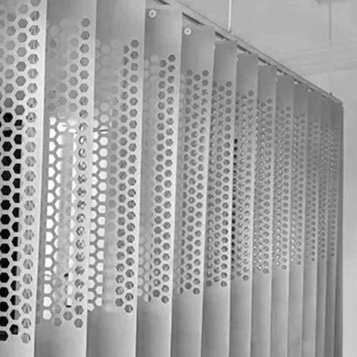 NetZero Antibacterial Curtain - Eyelet - Perforated
