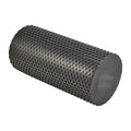 POW.R short round foam roller in black