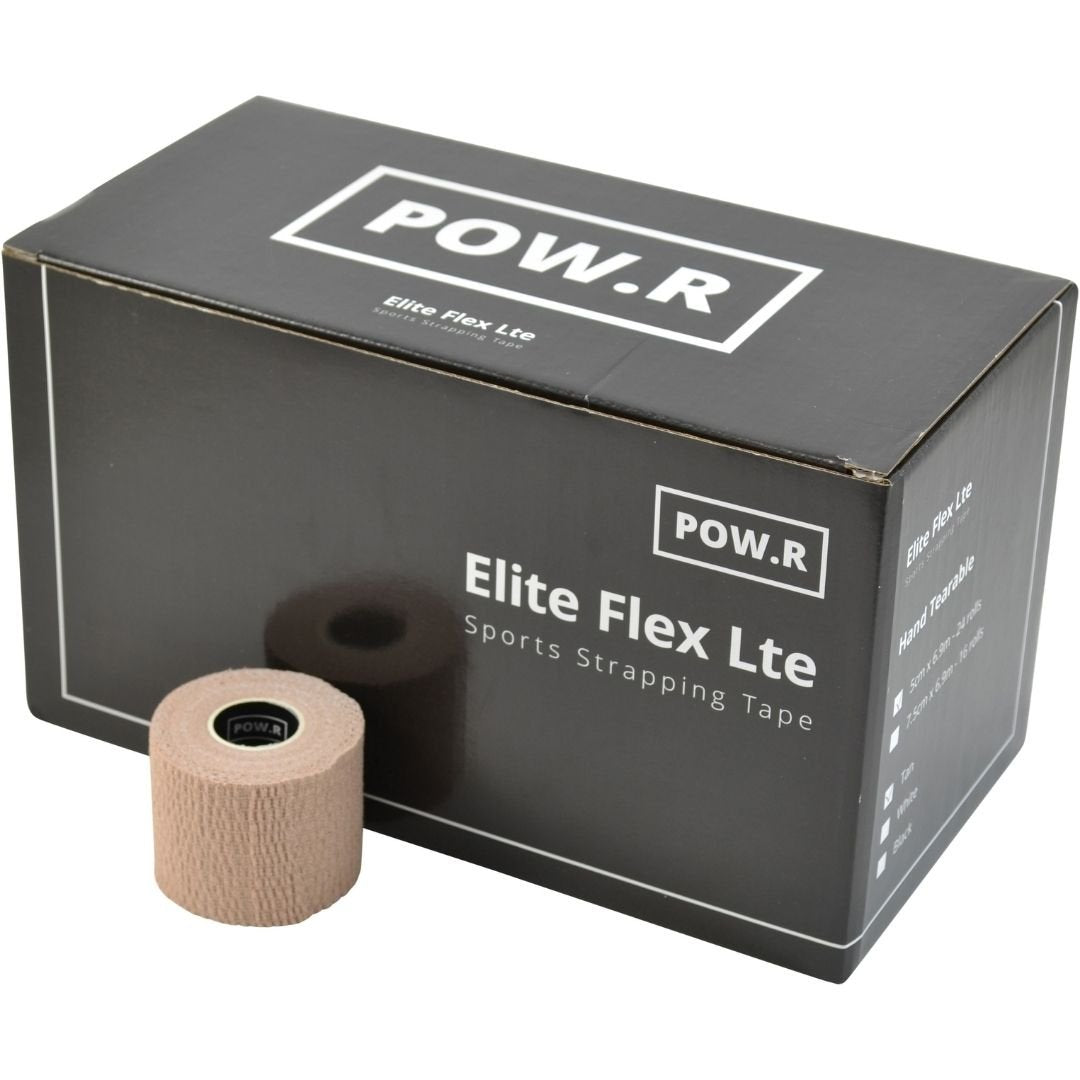 POW.R E.A.B Lite Hand Tearable Tan 5.0cm x 6.9m – Hand, Wrist & Thumb Supports