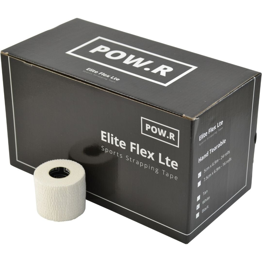 POW.R E.A.B Lite Hand Tearable White 5.0cm x 6.9m – Hand, Wrist & Thumb Supports