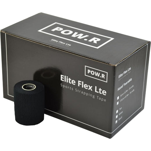 POW.R E.A.B Lite Hand Tearable Black 7.5cm x 6.9m – Hand, Wrist & Thumb Supports
