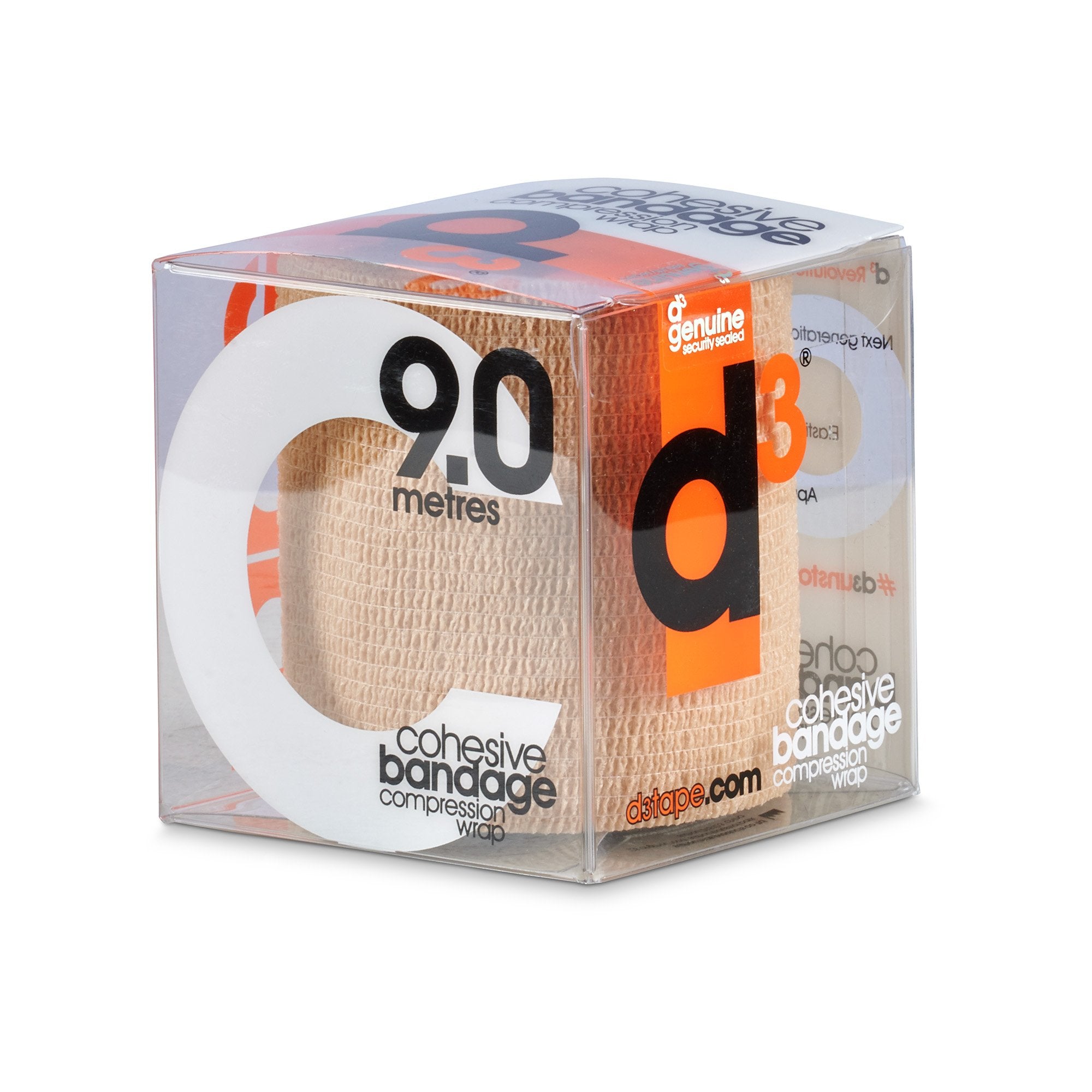 D3 Cohesive Bandage Beige 7.5cm X 9m – Taping & Strapping