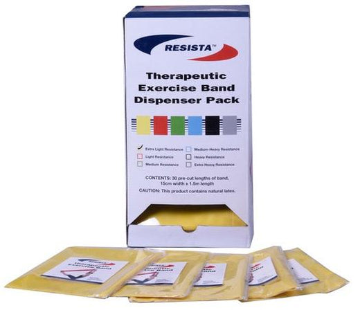 Resista Exercise Band Dispenser - Pack 30 – Exercise & Rehabilitation
