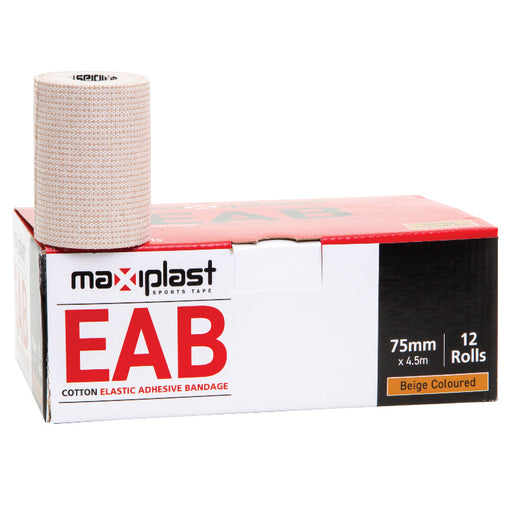 Maxiplast Elastic Adhesive Bandage 75mm – Taping & Strapping