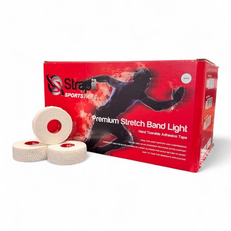 Strapit Premium Hand Tearable Stretch Band Light 6.9m Roll – Hand, Wrist & Thumb Supports