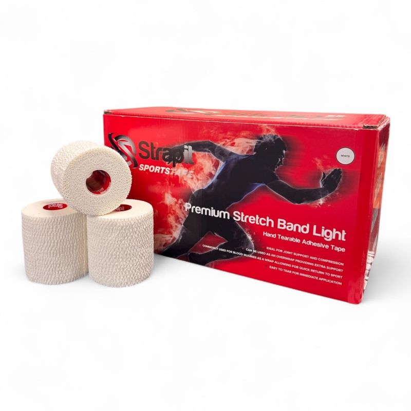 Strapit Premium Hand Tearable Stretch Band Light 6.9m Roll – Hand, Wrist & Thumb Supports