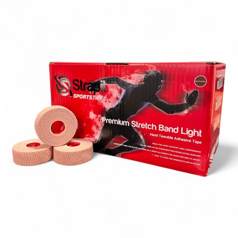Strapit Premium Hand Tearable Stretch Band Light 6.9m Roll – Hand, Wrist & Thumb Supports