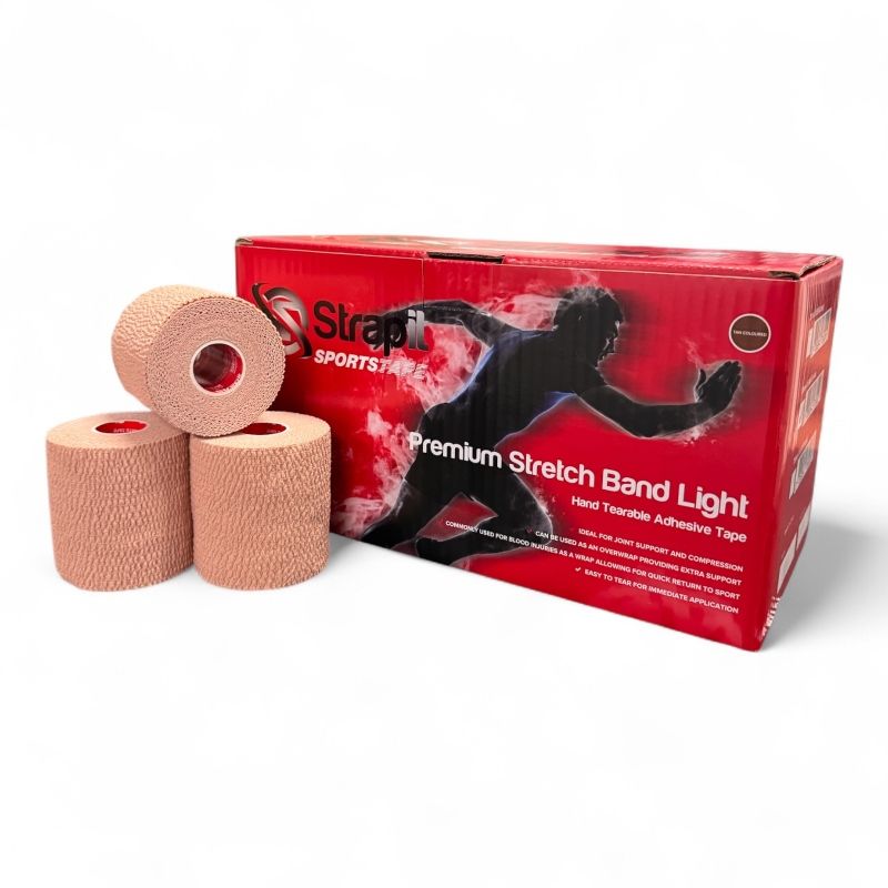 Strapit Premium Hand Tearable Stretch Band Light 6.9m Roll – Hand, Wrist & Thumb Supports
