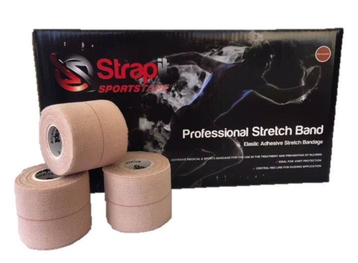 Strapit Premium EAB Stretch Band Red Line 4.5m – Taping & Strapping