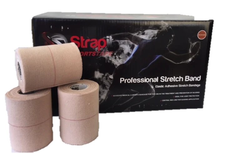Strapit Premium EAB Stretch Band Red Line 4.5m – Taping & Strapping