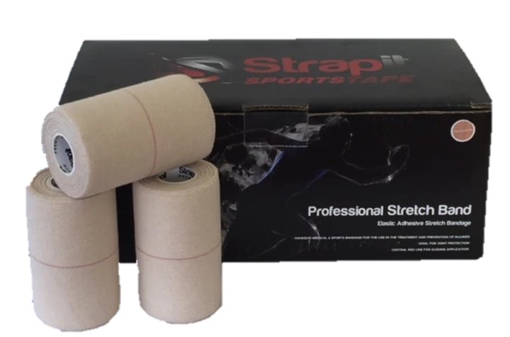 Strapit Premium EAB Stretch Band Red Line 4.5m – Taping & Strapping