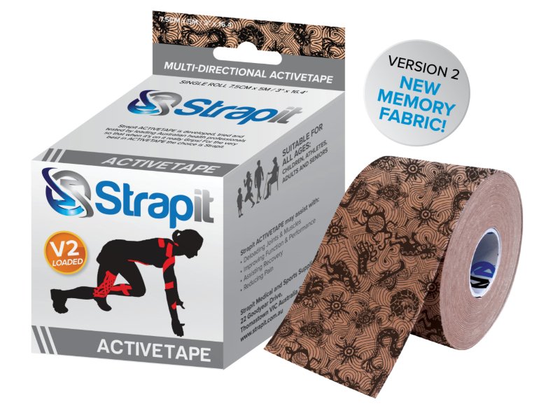 Strapit Activetape V2 75mm x 5m – Taping & Strapping
