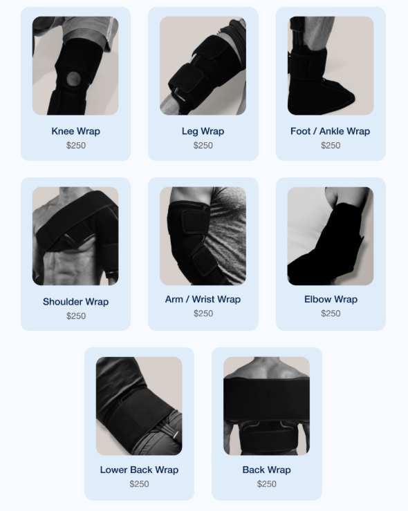 Pulse One Hot/Cold Compression System & Replacement Wraps