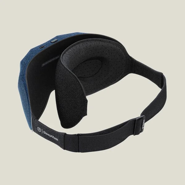 Therabody SleepMask with travel pouch and charging cable