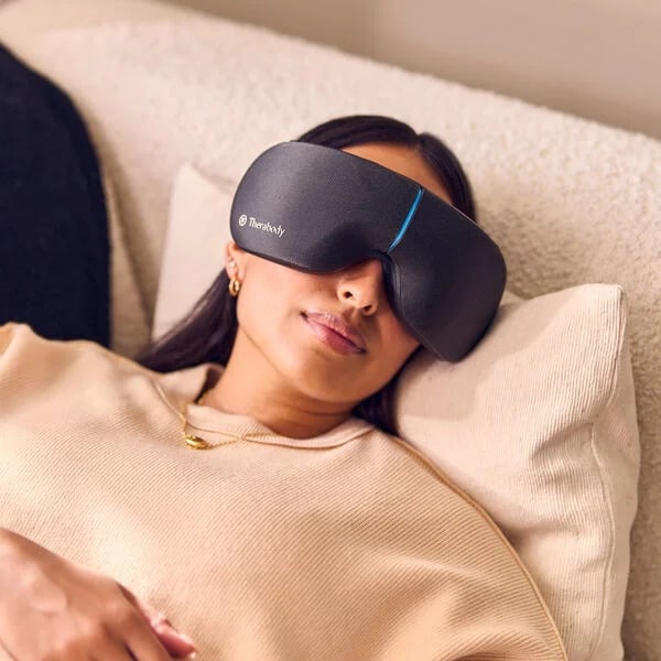 Therabody Smart Goggles with travel pouch