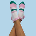 RESISTA Pilates Grip Socks – Emerald Pink