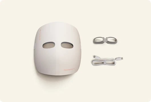 TheraFace Mask Glo box contents