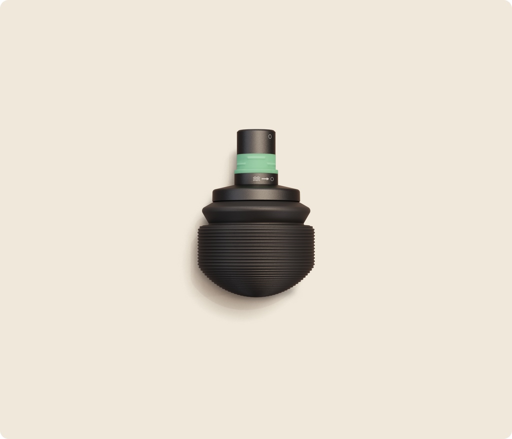 Theragun Vibration Plus Attachment fitted to device