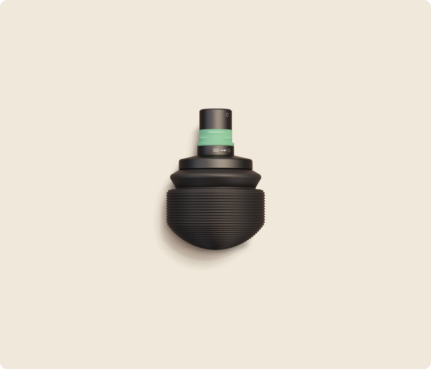 Theragun Vibration Plus Attachment fitted to device