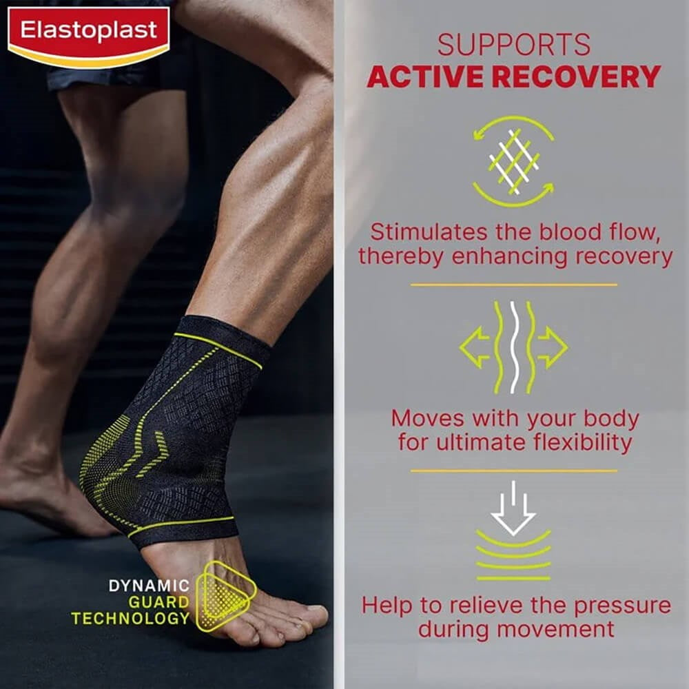 Elastoplast Performance Ankle Support pressure pads detail