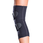 DonJoy Drytex Lateral J Patella Support worn on knee