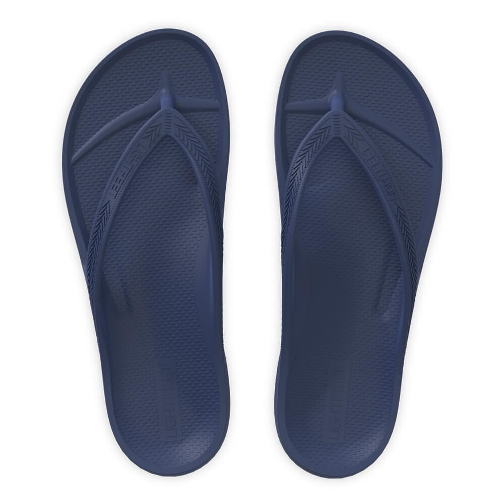 Lightfeet Arch Support Thongs in Navy