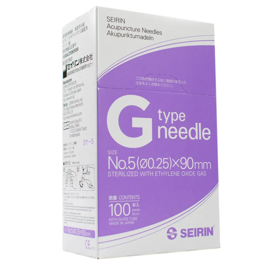 Seirin G-Type Acupuncture Needles Stainless Steel 100 Pack - rehabilitation and recovery product