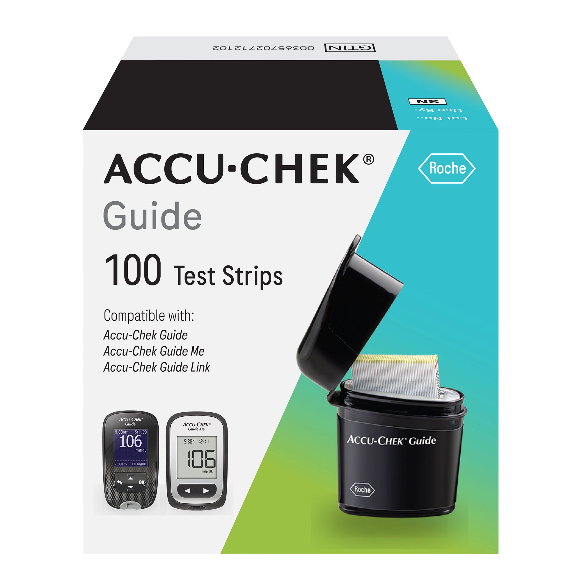Accu-Chek Guide SmartPack vial and strip