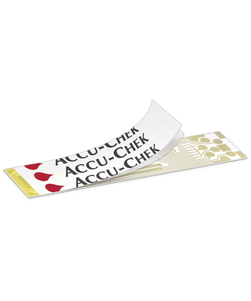 Accu-Chek Guide test strip close-up
