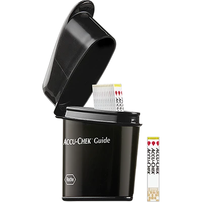 Accu-Chek Guide test strip contents view