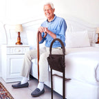 Height Adjustable Hand Bed Rail with Pouch – Image 2